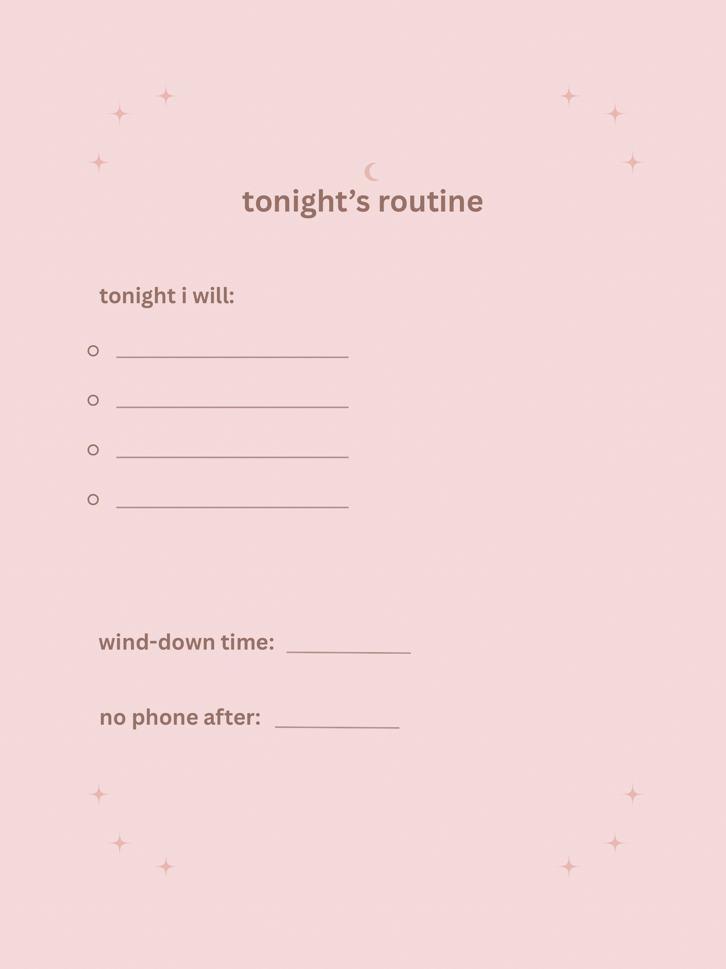 The Cozy Night Routine