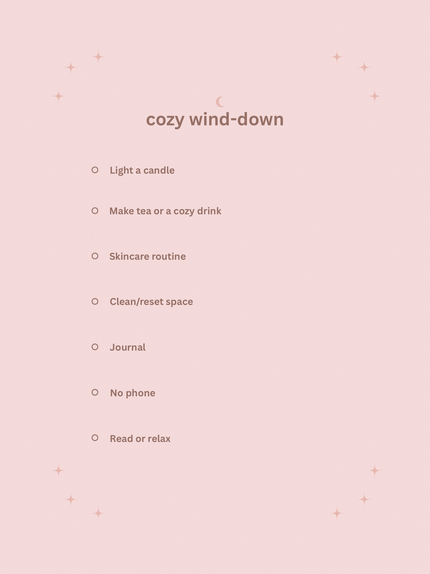 The Cozy Night Routine